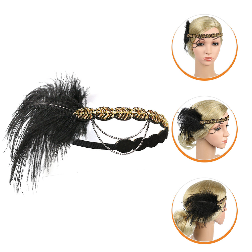 Women'S Formal Wear In The 1920S - Exquisite Crystal Embellished Flapper Headband 1920S