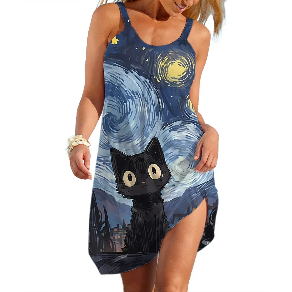 Female Formal Wear - Lady Trend Streetwear Cartoon Cat Women's