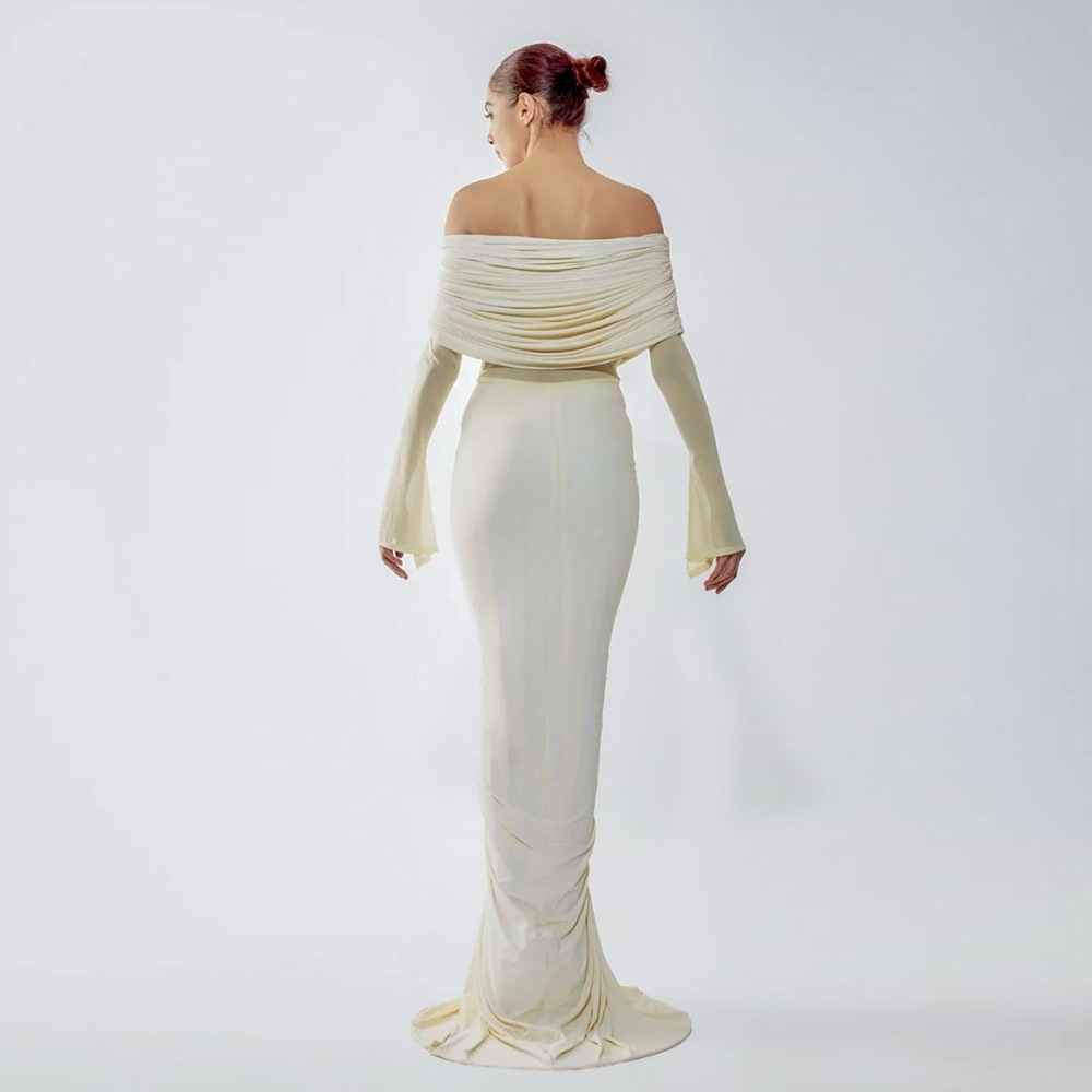 Beige Women Prom Dress Sexy Of - огляд і ціна Women'S Formal Wear Wedding Guest