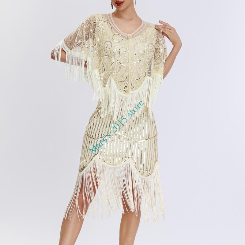 Women Stylish Fringe Sequined  - огляд і ціна Women'S Formal Wear In The 1920S