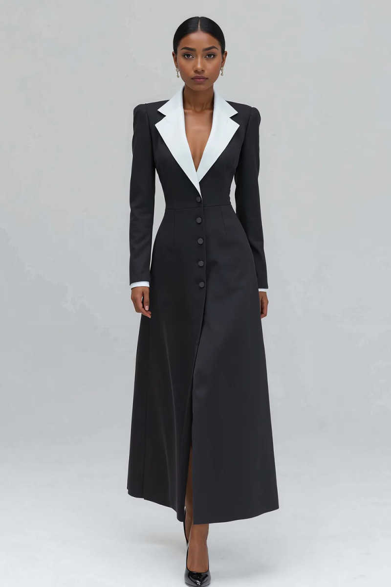 A Line Women Long Blazer Jacke - огляд і ціна Women'S Formal Wear Wedding Guest