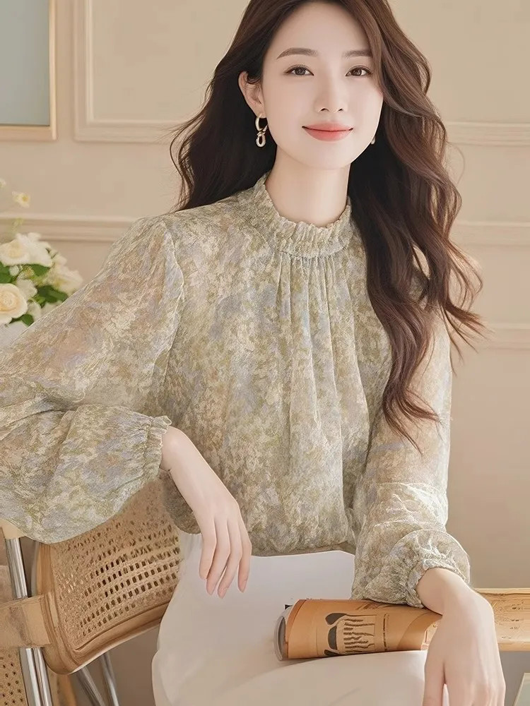 Long Sleeve Shirts Women Satin - огляд і ціна Women Formal Blouses For Evening Wear