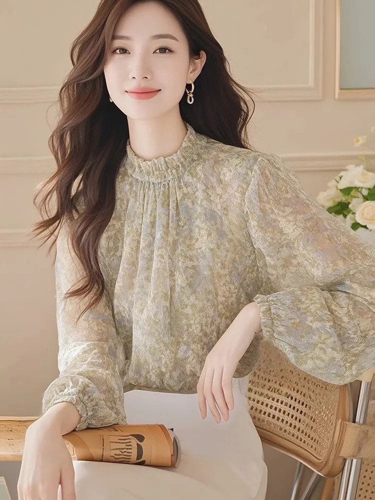 Long Sleeve Shirts Women Satin - огляд і ціна Women Formal Blouses For Evening Wear