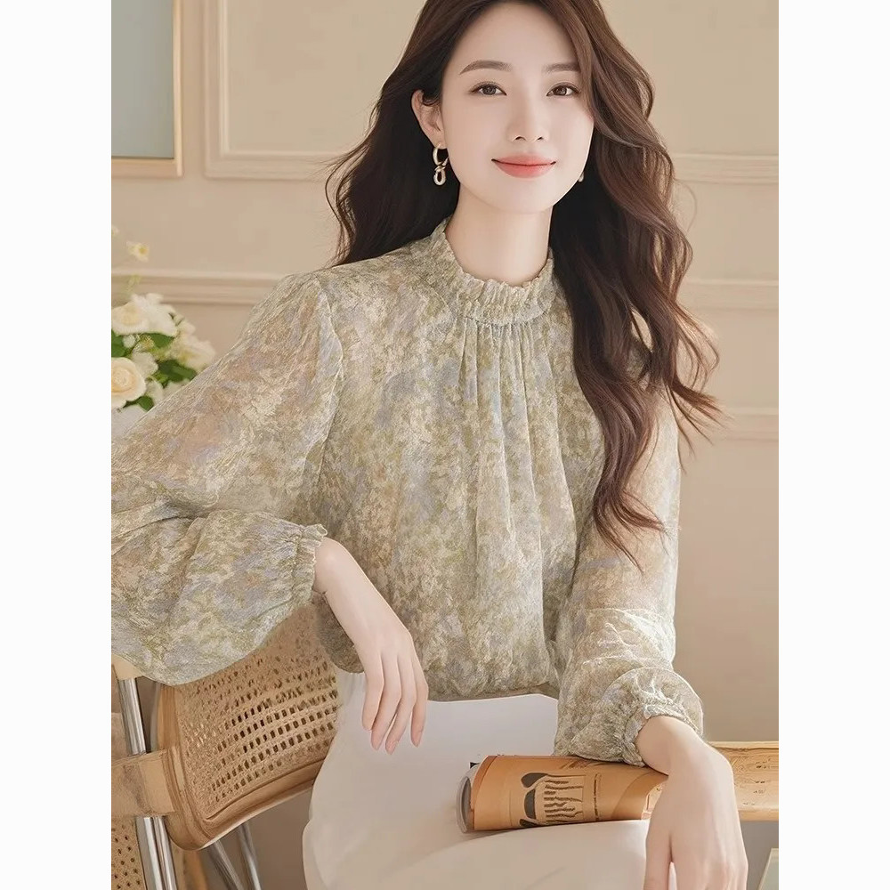 Long Sleeve Shirts Women Satin - огляд і ціна Women Formal Blouses For Evening Wear
