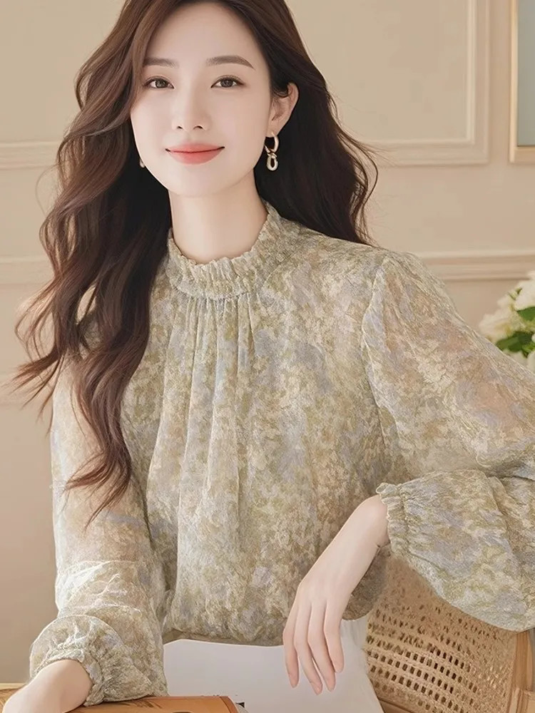 Long Sleeve Shirts Women Satin - огляд і ціна Women Formal Blouses For Evening Wear