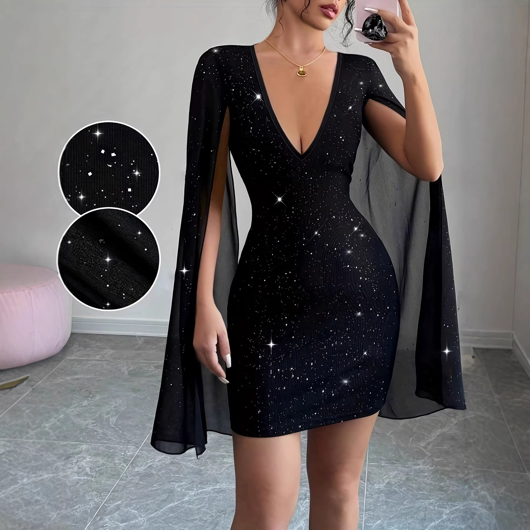 V Neck Bodycon Midi Dress Eleg - огляд і ціна Women Formal Wear Outfits