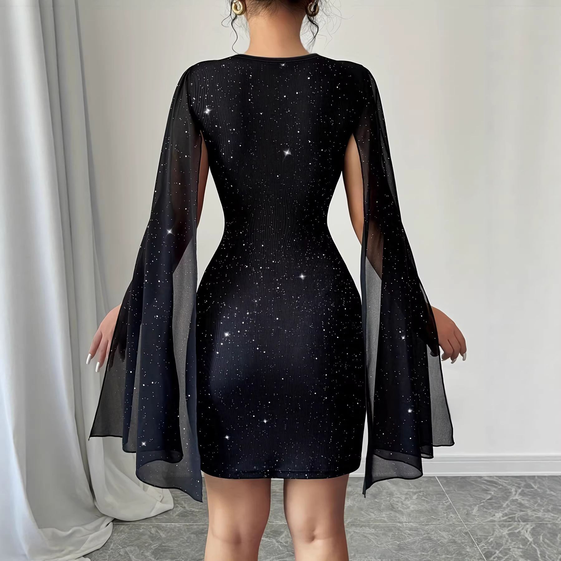 V Neck Bodycon Midi Dress Eleg - огляд і ціна Women Formal Wear Outfits