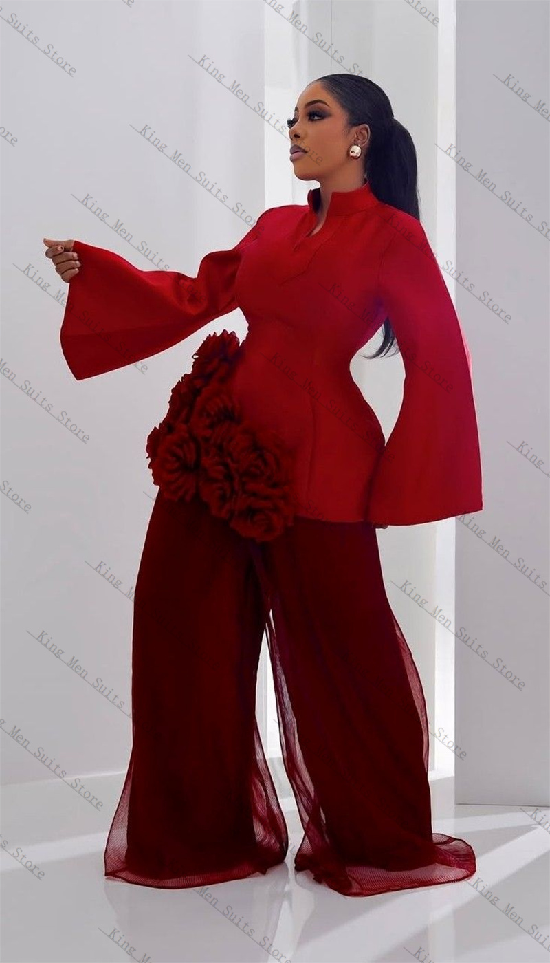Burgundy Women Suit Set 2 Pcs  - огляд і ціна Women'S Formal Wear Wedding Guest