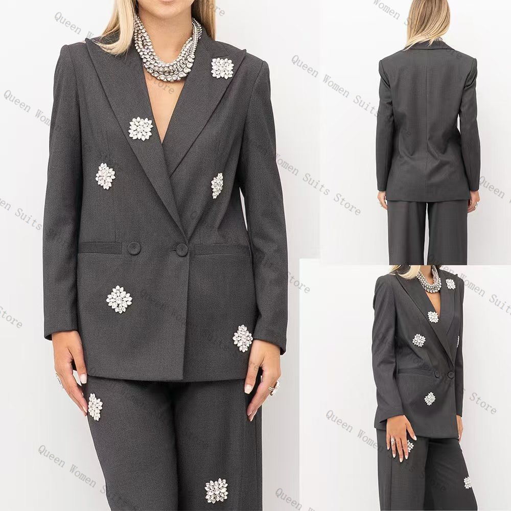 Grey Women Suit Set 2 Piece Cr - огляд і ціна Women'S Formal Wear Wedding Guest