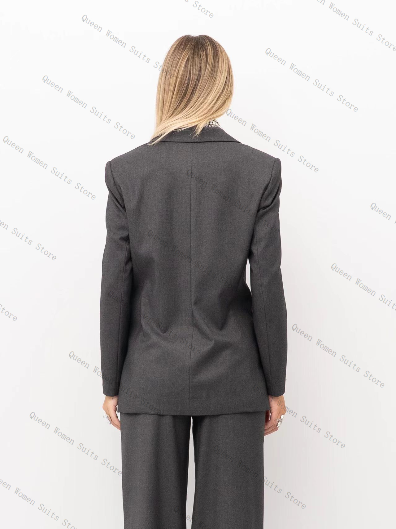 Grey Women Suit Set 2 Piece Cr - огляд і ціна Women'S Formal Wear Wedding Guest