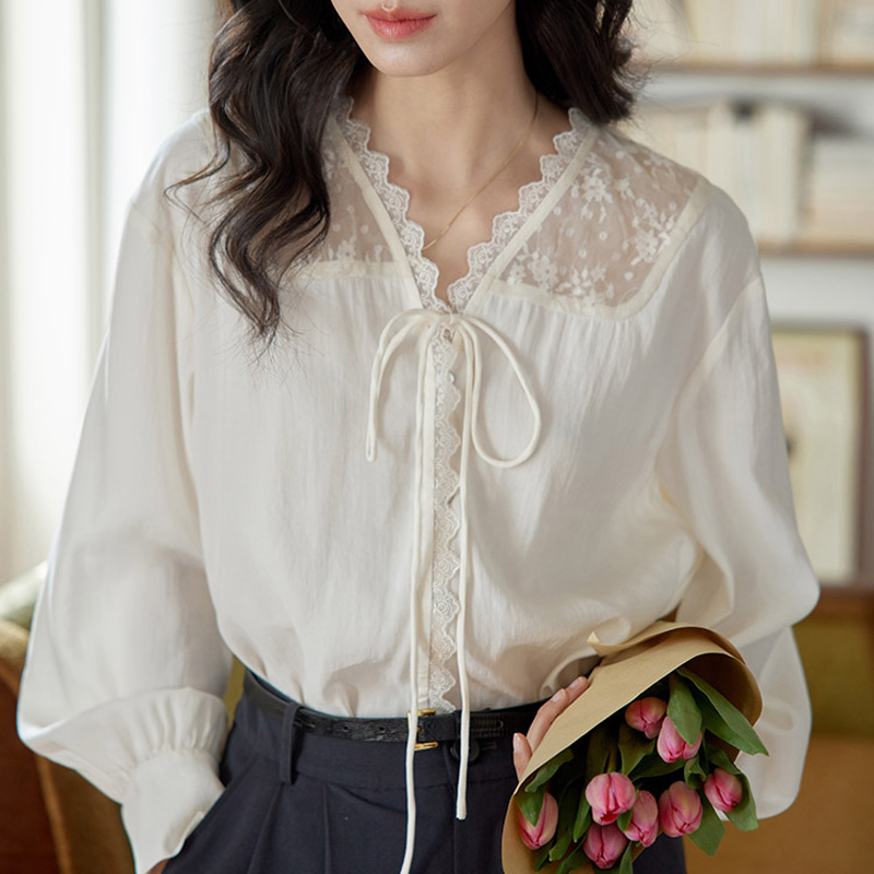 Long Sleeve Shirts Womens Sati - огляд і ціна Women Formal Blouses For Evening Wear