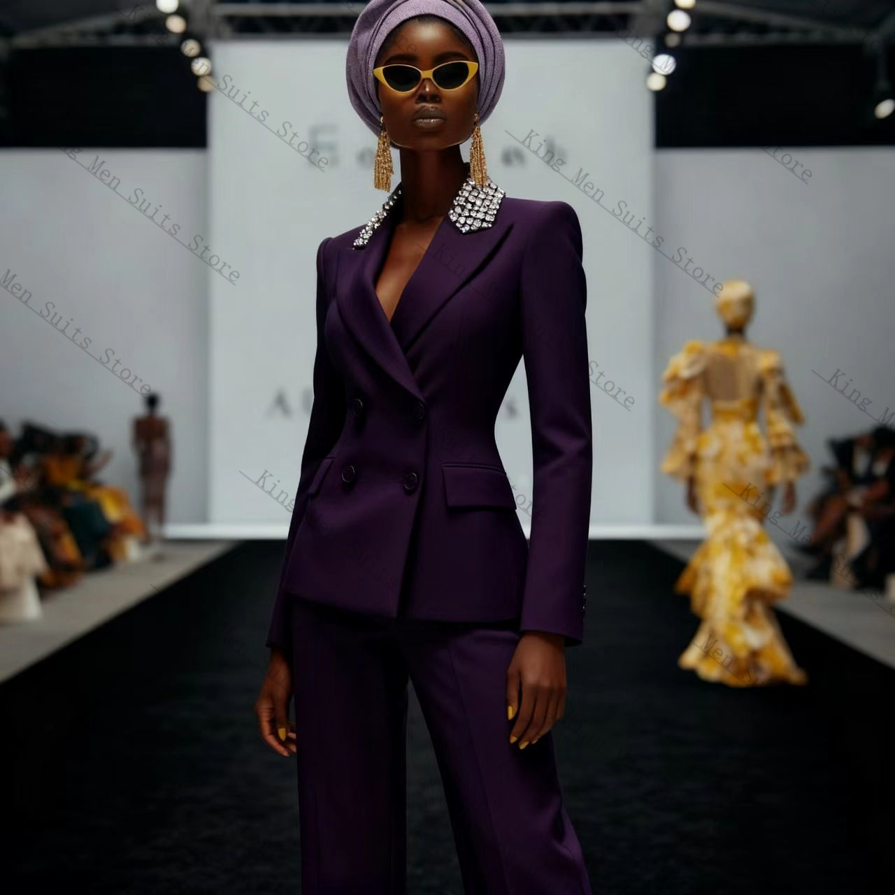 Luxury Crystals Women Suit Set - огляд і ціна Women'S Formal Wear Wedding Guest