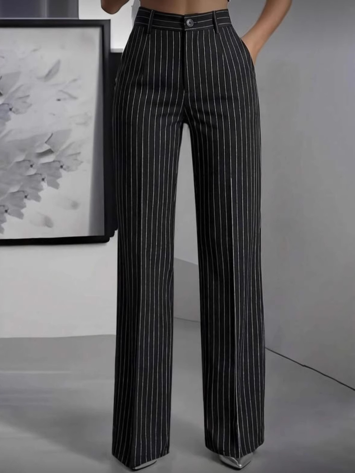 Elegant High Waist Straight Le - огляд і ціна Female Formal Wear