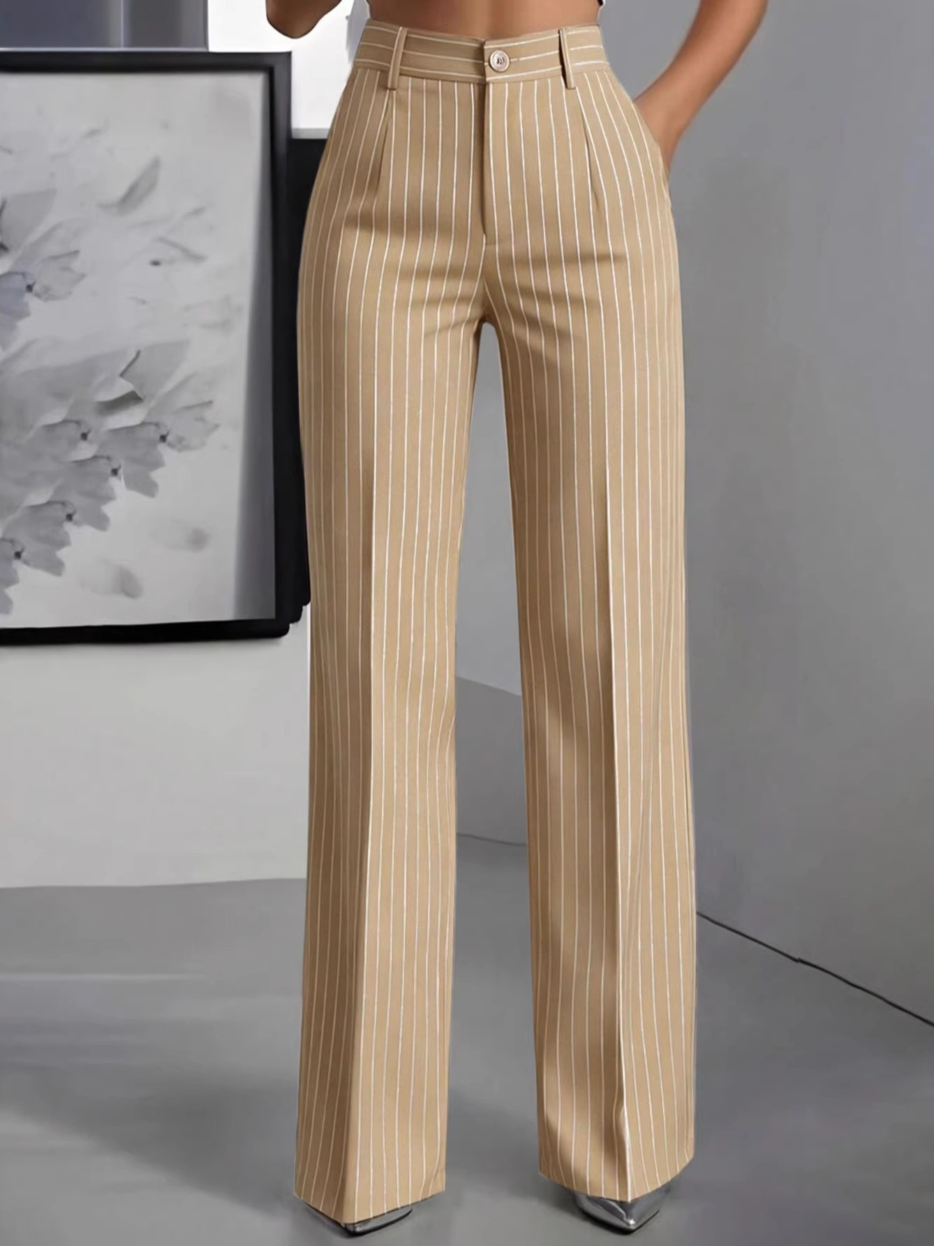 Elegant High Waist Straight Le - огляд і ціна Female Formal Wear