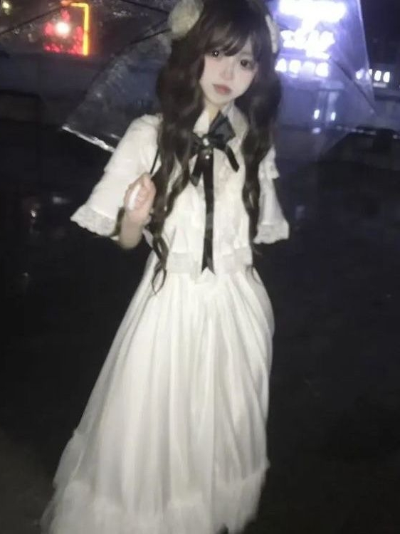 Japanese Short Sleeve Bow Lace - огляд і ціна Female Formal Wear