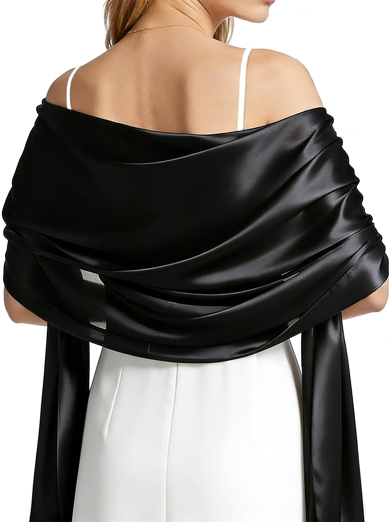 Women Satin Shawl Wrap for Eve - огляд і ціна Female Formal Wear