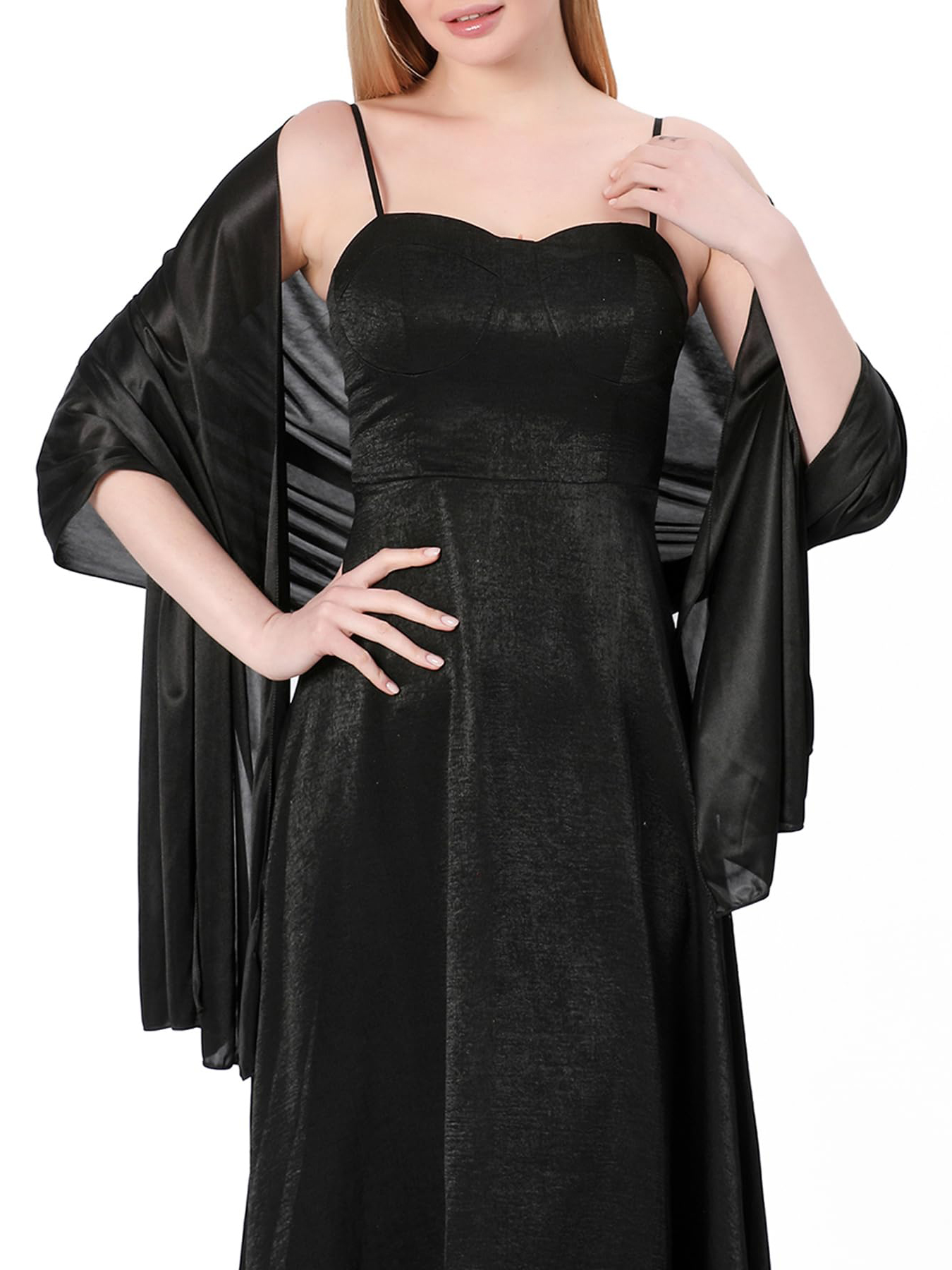 Women Satin Shawl Wrap for Eve - огляд і ціна Female Formal Wear