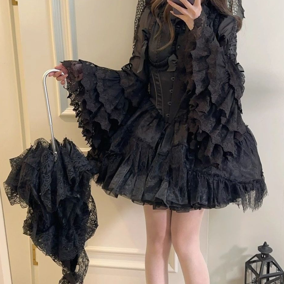 Sweet Lolita Blouse Lace Trim  - огляд і ціна Women Formal Blouses For Evening Wear