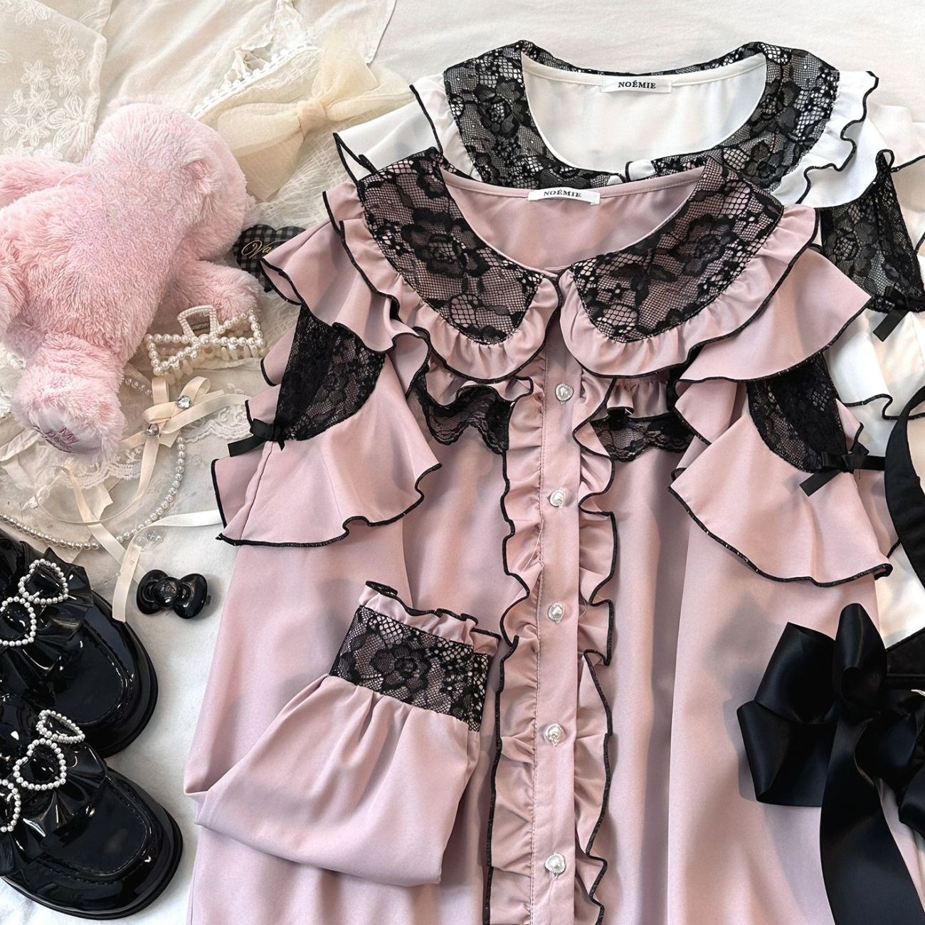 Kawaii Harajuku JK Women Bow L - огляд і ціна Women Formal Blouses For Evening Wear