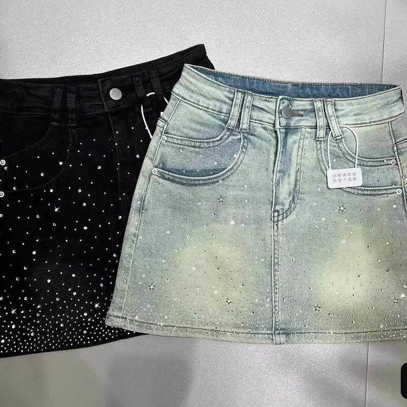 K 59702 Rhinestone Denim Skirt - огляд і ціна K&G Women'S Formal Wear