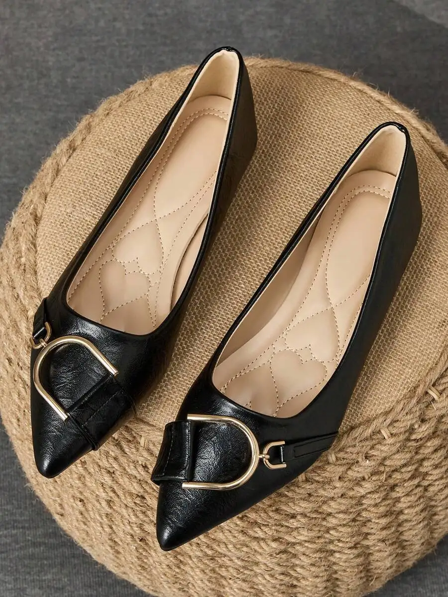 Elegant Women’s Black Pointed  - огляд і ціна Formal Women Daily Wear Shoes