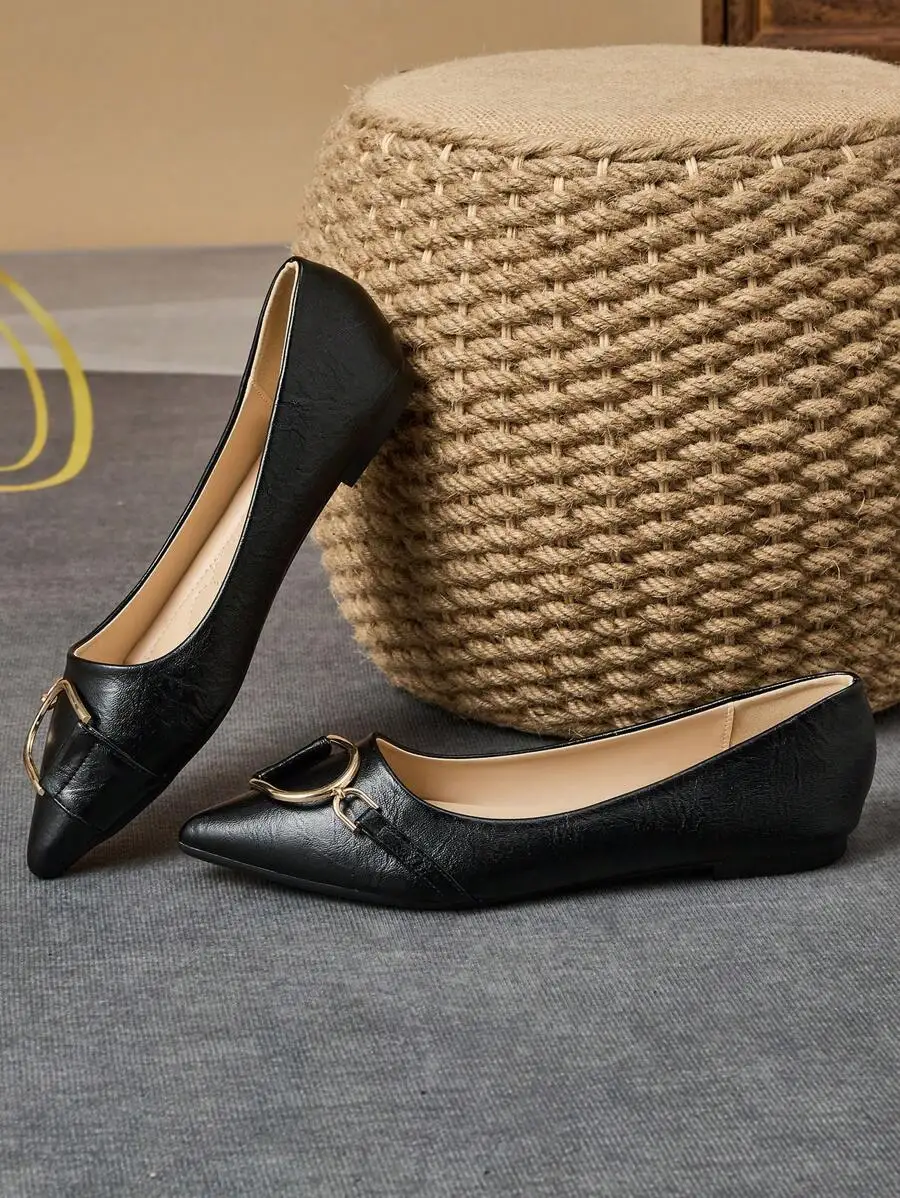 Elegant Women’s Black Pointed  - огляд і ціна Formal Women Daily Wear Shoes