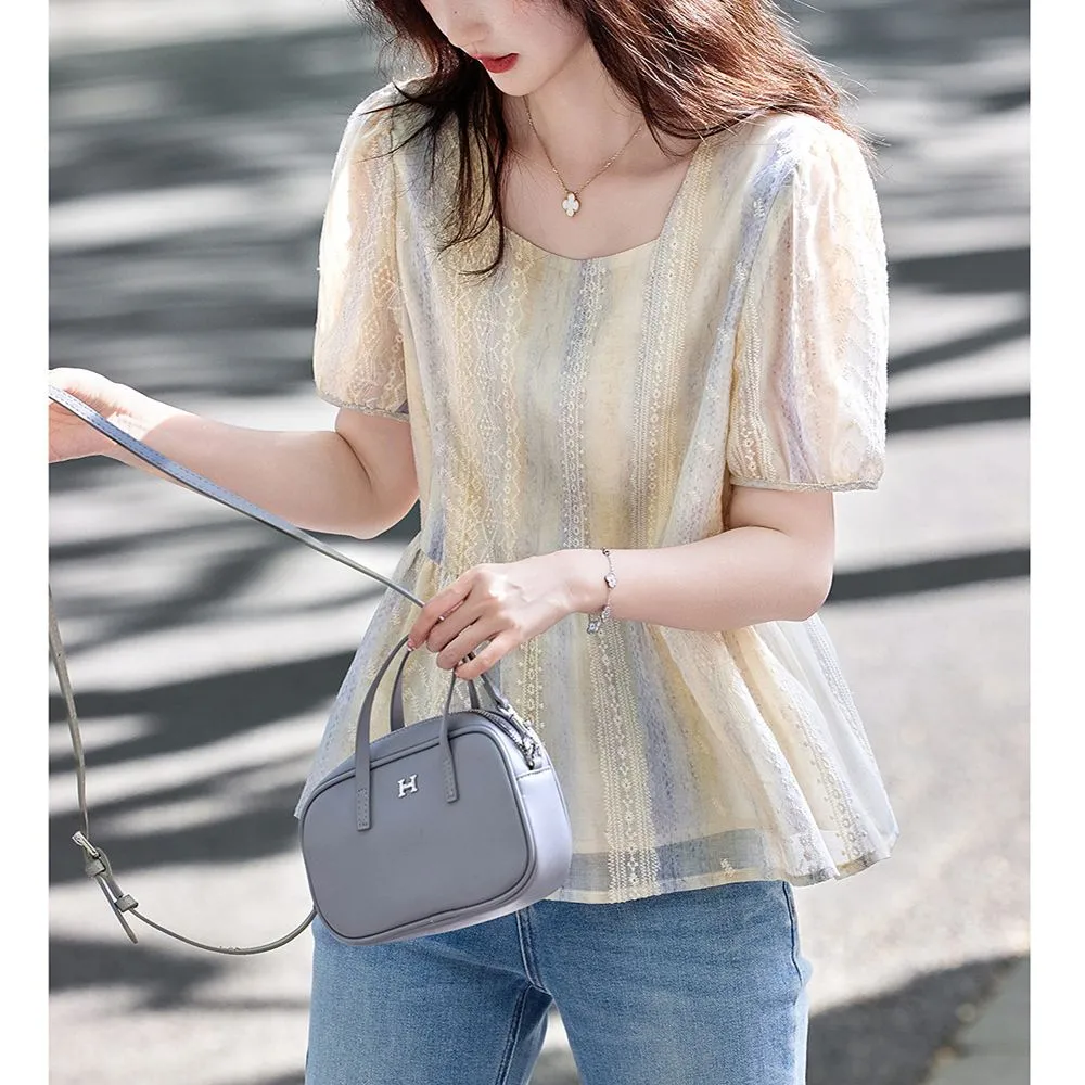 Women Korean Style Loose Puff  - огляд і ціна Women Formal Blouses For Evening Wear