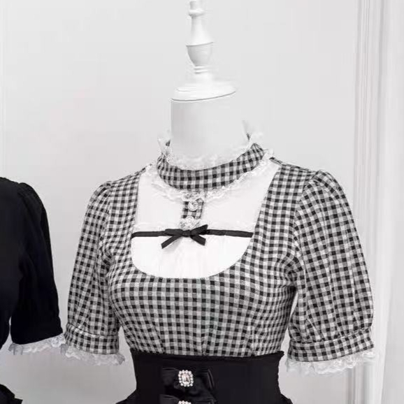 Japanese Lolita Blouse Women K - огляд і ціна Women Formal Blouses For Evening Wear
