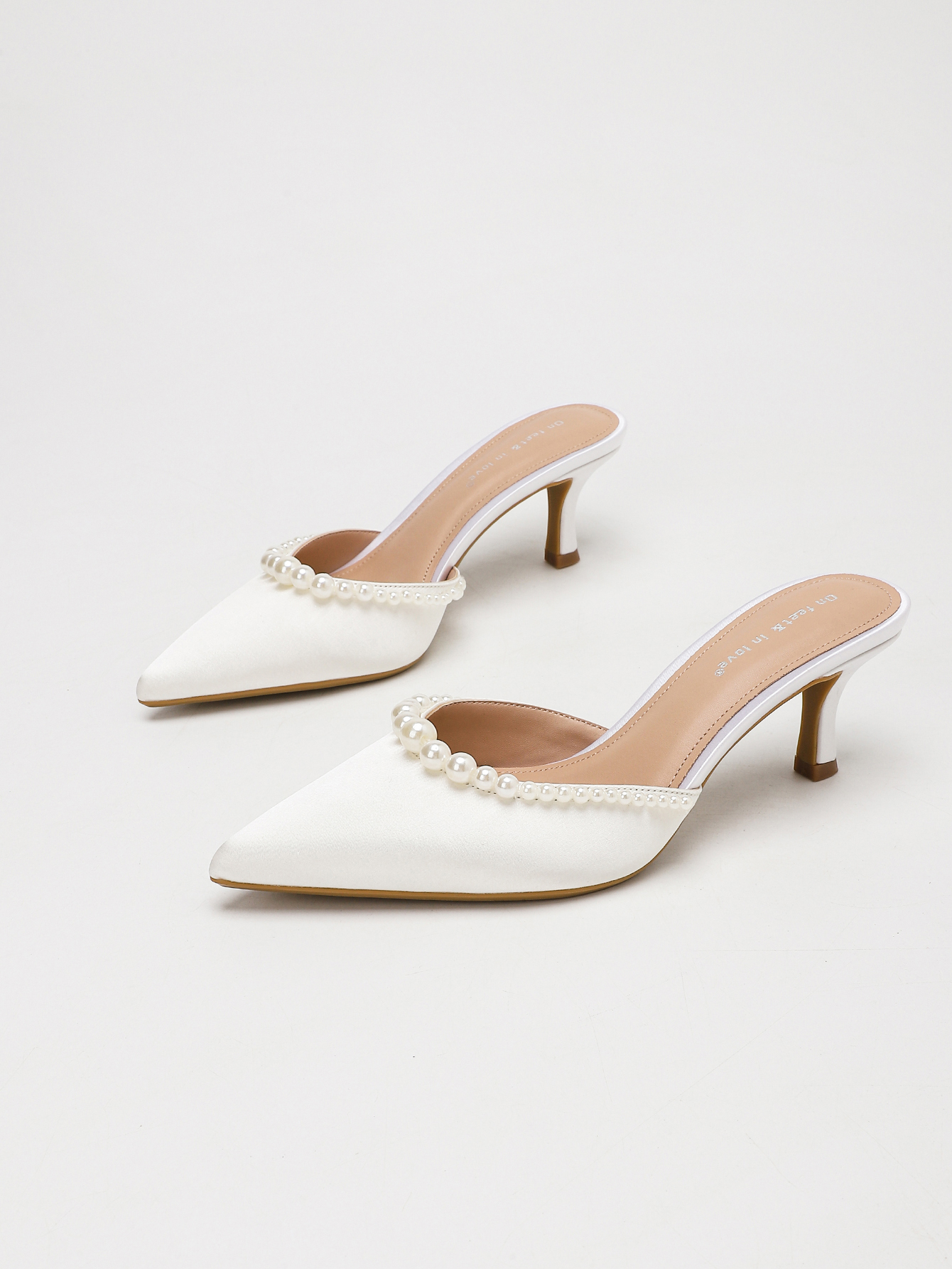 2026 Women Pink Apricot White  - огляд і ціна Kitten Heel Women