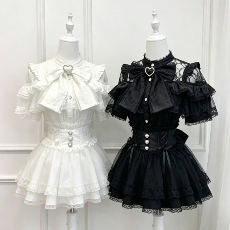 Kawaii Japanese Lolita Blouse  - огляд і ціна Women Formal Blouses For Evening Wear