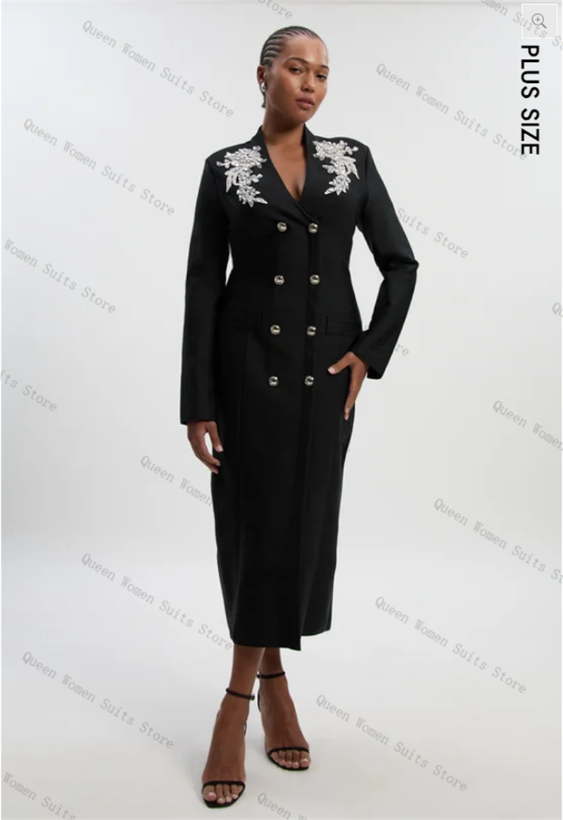 Black Cotton Women Suit 1 Piec - огляд і ціна Women'S Formal Wear Wedding Guest