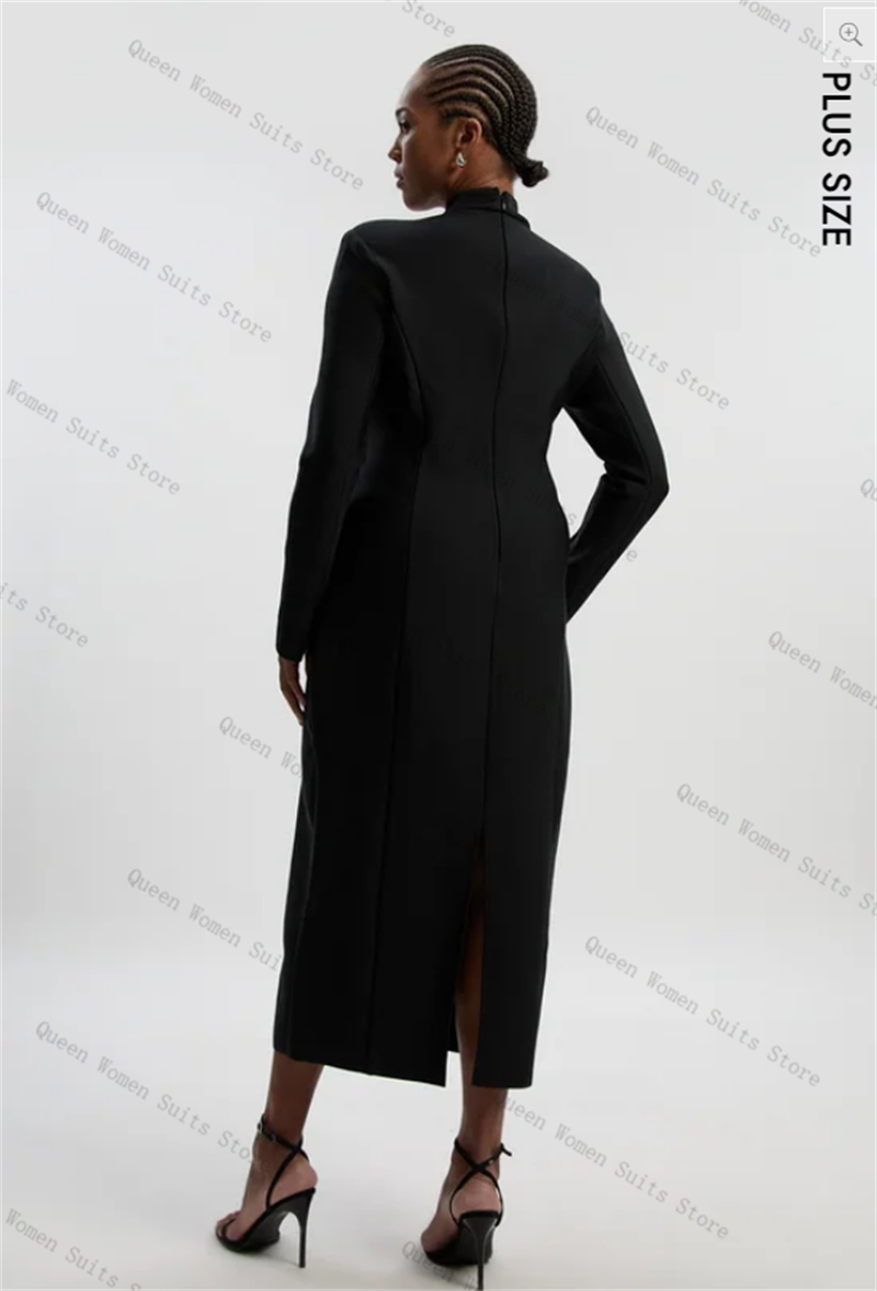 Black Cotton Women Suit 1 Piec - огляд і ціна Women'S Formal Wear Wedding Guest