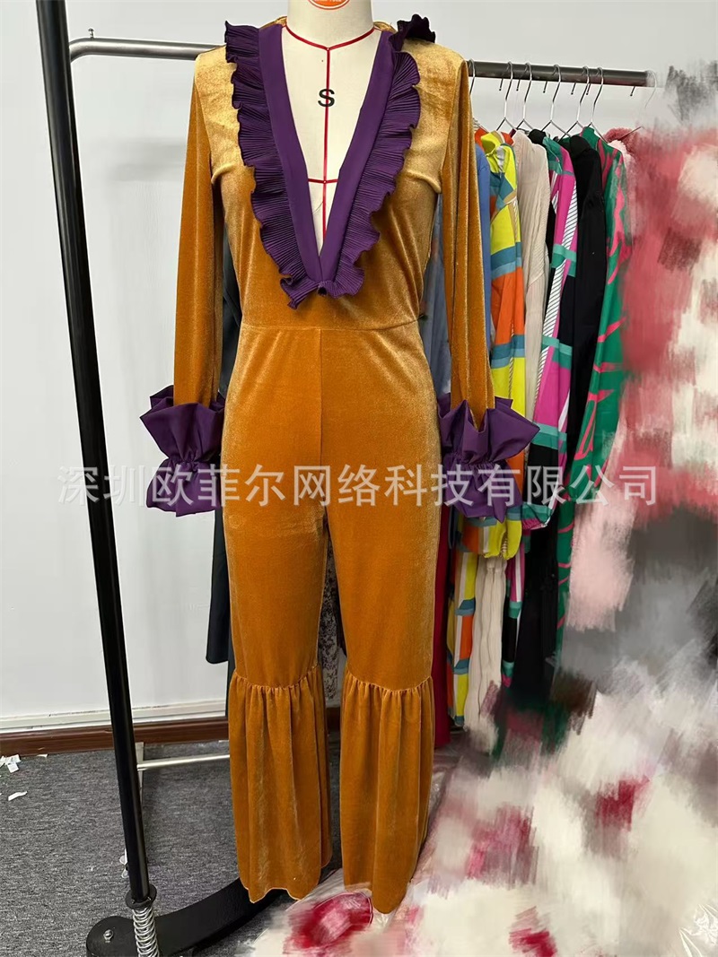 Yellow Purple Velvet Women Jum - огляд і ціна Women'S Formal Wear Wedding Guest