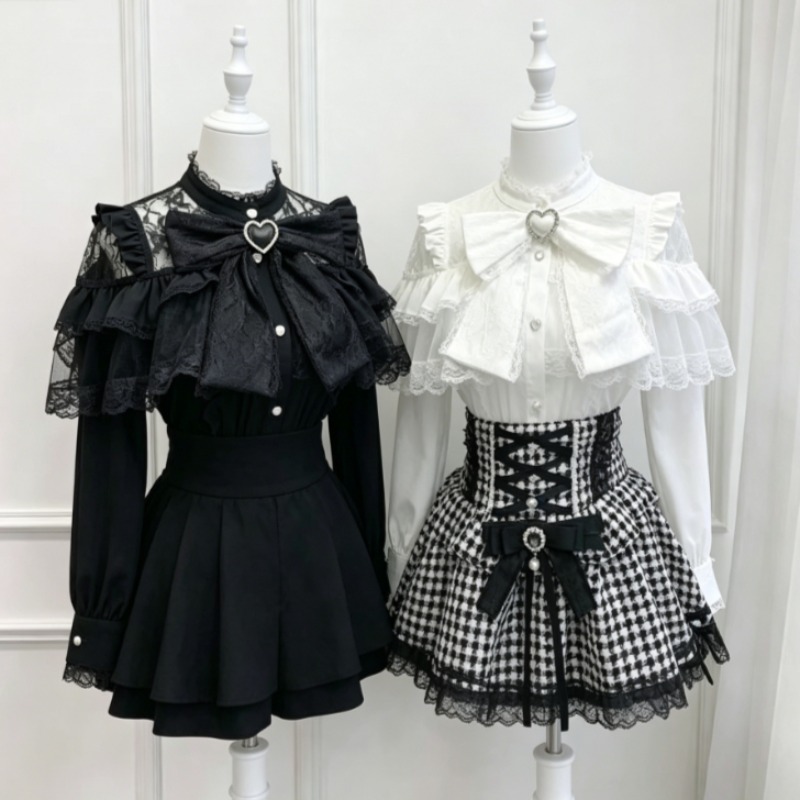 2026 Japanese Kawaii Lolita Bl - огляд і ціна Women Formal Blouses For Evening Wear